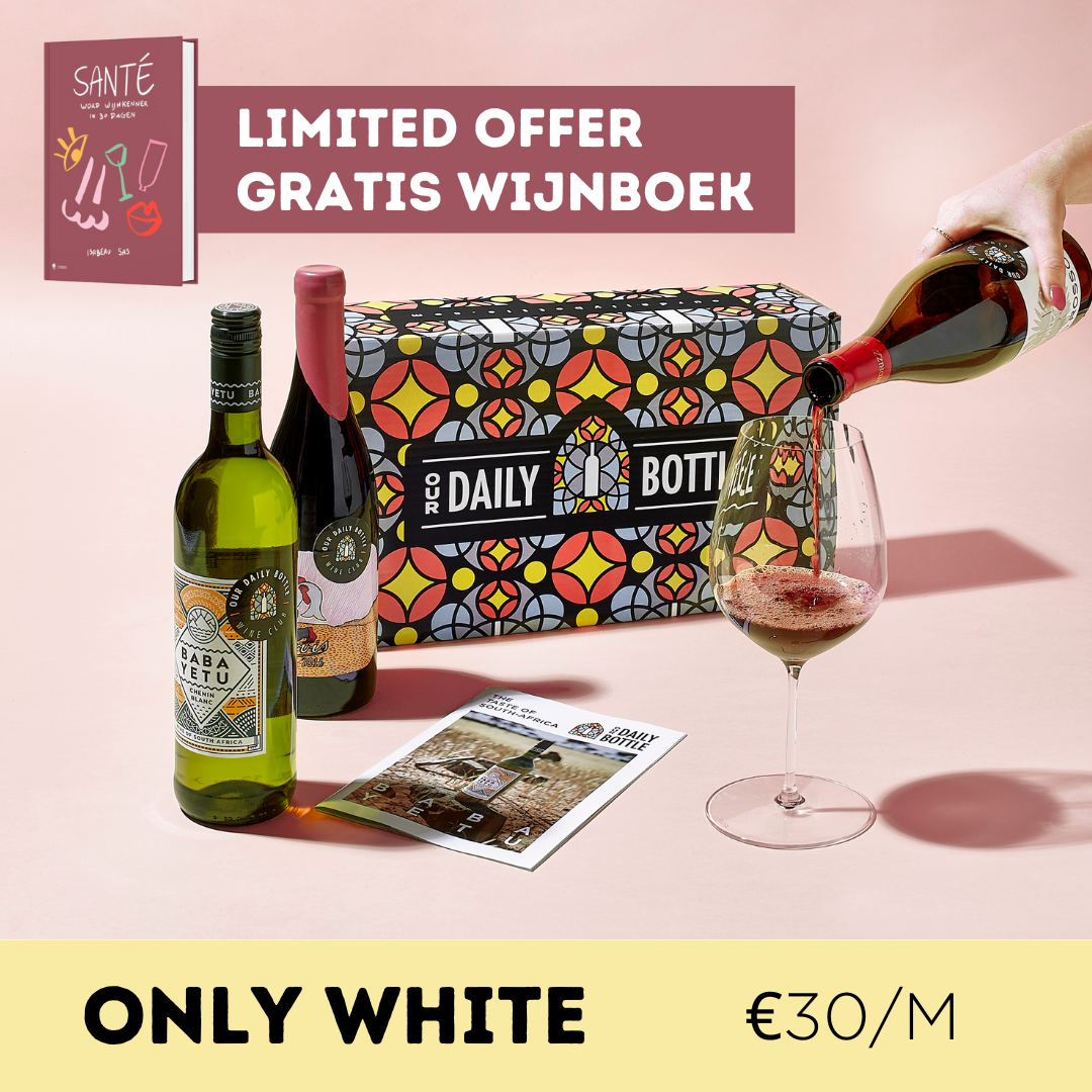 Unicolour White - Monthly + Gratis wijnboek